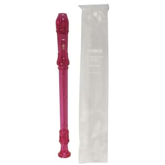 Recorder Musical Instrument - Translucent Pink - Picture 2 of 2